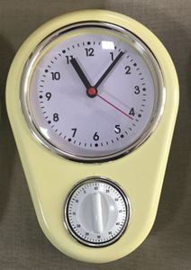 Orologio da parete analogico retrò al quarzo personalizzato OEM per la decorazione della casa con Timer - Product Image 3