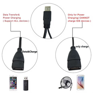 USB 2.0ตัวผู้ไปยัง2 2สายแจ็คตัวเมีย2สายเคเบิล Y ตัวแยกสายไฟ2 in 1อะแดปเตอร์สายส่งข้อมูลสำหรับแล็ปท็อป - Product Image 6