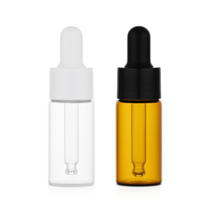 5毫升10毫升玻璃滴管瓶透明精油玻璃滴管瓶 - Product Image 1