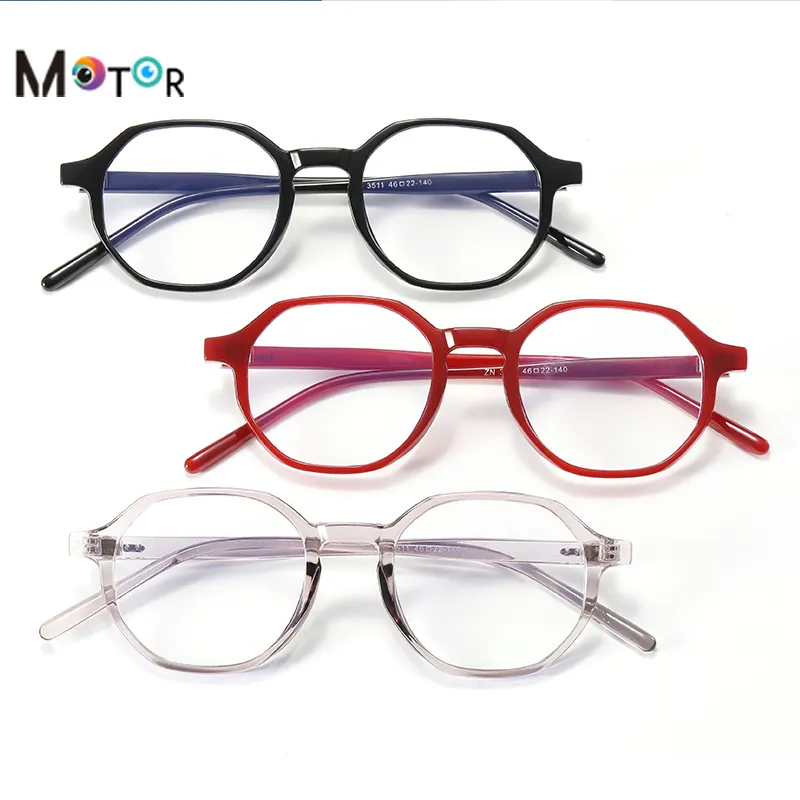  Vintage Computer Blue Blocking Light Glasses for Student Transparent Eye Protection Mobile Phone Game Double Beam Eyewear