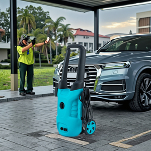 洗車店用C402-1200Cファッショナブルな高効率高圧電気洗浄機取り外し可能ハンドル - Product Image 1