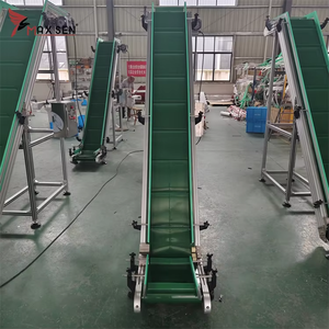 Gonna in PVC verde nastro trasportatore di gomma fabbrica di carico personalizzato scarico grande angolo di inclinazione nastro trasportatore - Product Image 3