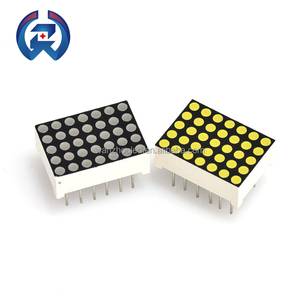 1.2 Inches 5 X 7 Square <strong>Dot</strong>-<strong>matrix</strong> LED <strong>Display</strong> in Ultra Bright Red, RoHS Directive-compliant - Product Image 3