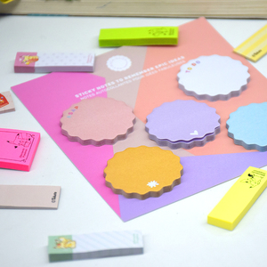 Juegos de notas adhesivas impresas personalizadas de fábrica de China con embalaje de cartón para diarios Escritura Creativa toma de notas - Product Image 2