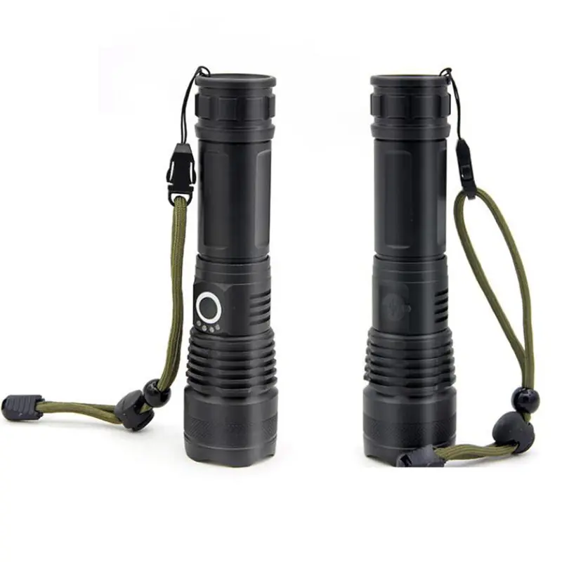 2019 most powerful LED Tactical XHP50 led flashlight 26650 USB rechargeable torchlight p50 flash torch light lamp