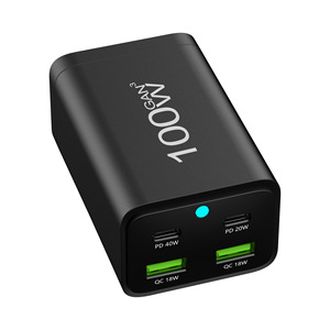 GaN3 Pro <span class=keywords><strong>100</strong></span> W USB şarj aleti masaüstü güç şeridi tip C PD QC hızlı şarj 4.0 3.0 hızlı <span class=keywords><strong>100</strong></span> W dizüstü bilgisayarlar için şarj OTP koruma - Product Image 3