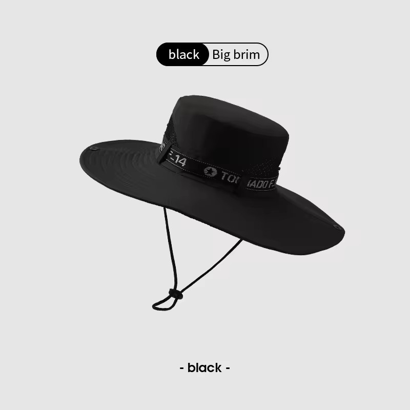 wide brim black