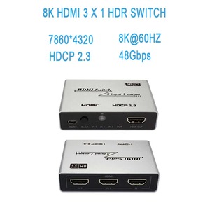 OEM 8K60hz 4K30hz 4 <strong>Input</strong> <strong>1</strong> <strong>Output</strong> hdmi <strong>Switch</strong> Splitter Usb <strong>Kvm</strong> <strong>Switch</strong> 4 Port 1X2 2X1 3X1 4X1 5X1 7X1 Video hdmi Switcher