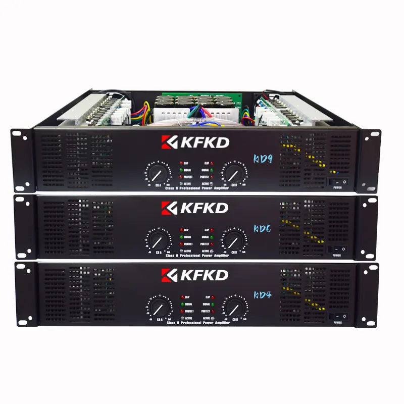 KFKD 800 * 2 पेशेवर एम्पलीफायर ऑडियो एम्पलीफायर CA9H लेवल सर्किट एम्पलीफायर