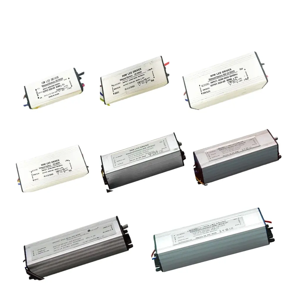 IP67 110V 220V AC to DC constant voltage 12V constant current 24V-42V 6W to 100W led driver waterproof power supply 4