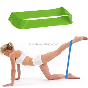 Minibands personalizados de látex de goma de resistencia Hip Core Fitness Minibands Training Loop Mini banda elástica para deportes - Product Image 2