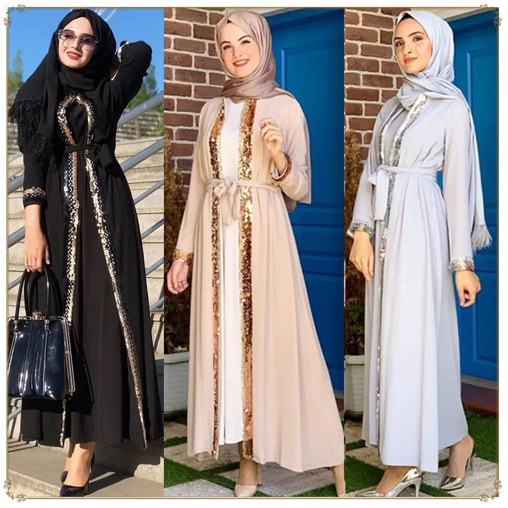Abaya turc dubai hijab robe musulmane islam vêtements abayas pour femmes caftan caftan djelaba femme vêtements de prière