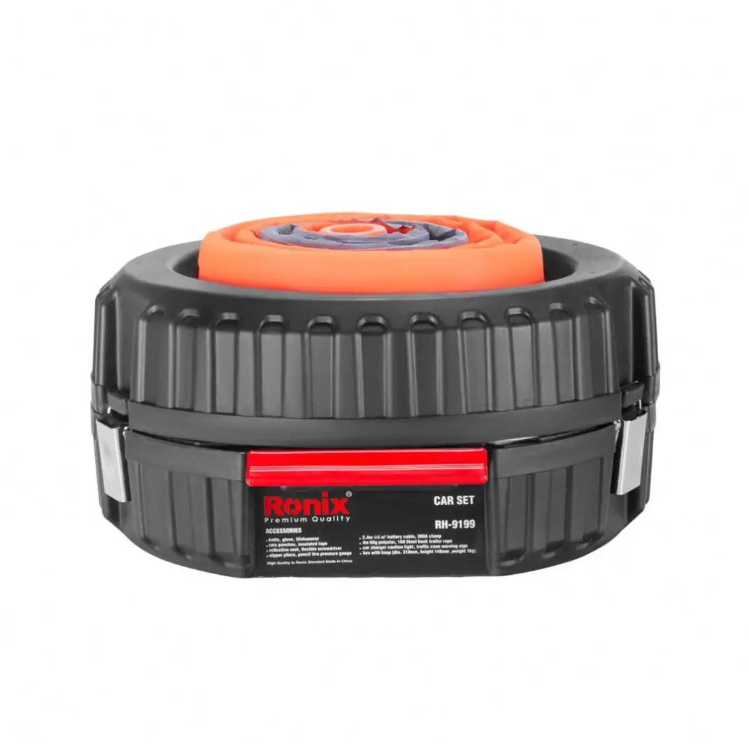 Ronix RH-9199 set per auto kit di attrezzi per auto di emergenza set borsa 14 pezzi strumenti di emergenza per veicoli Kit di sicurezza stradale