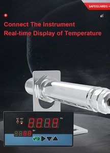 Transmisor de temperatura láser de salida de 4-20mA, pirómetro, termómetro IR sin contacto, Sensor de alta temperatura - Product Image 4