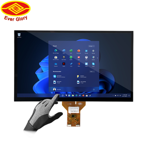 Projektif kapasitif interaktif 27 inç IP65 su geçirmez USB Pcap 10 dokunmatik noktaları ekran paneli yerleşimi kitleri için endüstriyel - Product Image 5