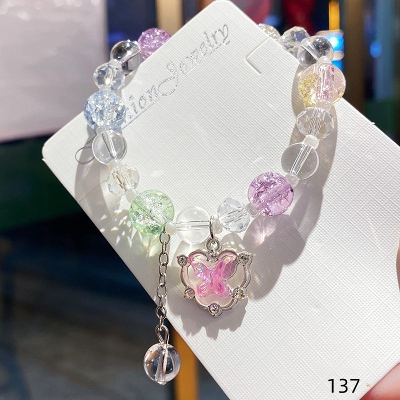 Sparkling diamond butterfly ice transparent