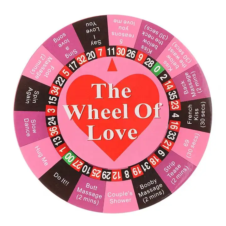 Hete Verkoop Flirt Drinkspinner Spel Seks Roulette Wielen Drinken Bingospel Seksspeeltjes Voor Volwassenen Seksspelletjes