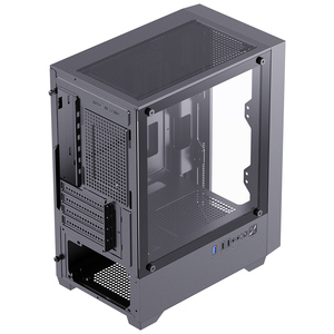 Snowman Chuyên Nghiệp cs084 Pro Matx Giữa Tháp PC Chơi Game Trường Hợp Tempered Glass Bảng Điều Chỉnh Tốt Hơn Quản Lý Cáp Màu Đen Máy Tính Để Bàn - Product Image 5
