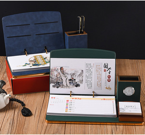 定制书桌笔架压延机用于书桌多色PU皮革压延机桌面组织器行政书桌压延机 - Product Image 5