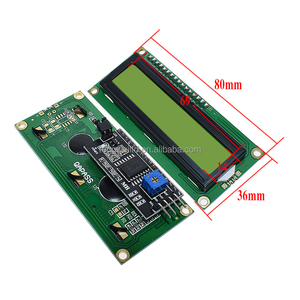 IIC/I2C 16x2 1602A Blau/Grün LCD-Zeichen anzeige modul mit Cob LED-Hintergrund beleuchtung
