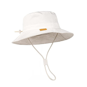 Nueva moda elasticidad controlable al aire libre cuerda tela logotipo personalizado protección solar verano playa varios colores sombreros de cubo - Product Image 5