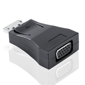 Adaptador DisplayPort (DP) a VGA Puerto de pantalla chapado en oro a adaptador VGA (macho a hembra) Compatible con computadora - Product Image 1