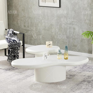 Cloud Coffee <strong>Table</strong> Irregular Shape <strong>Nesting</strong> <strong>Table</strong> for Modern Concrete <strong>End</strong> <strong>Table</strong> for Living Room - Product Image 1
