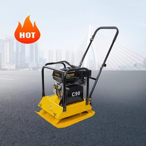 Nhà máy Giá: 5-mã lực động cơ xăng rung tấm Máy đầm, ngoài trời đơn giản bảng điều khiển máy Đầm - Product Image 1