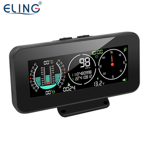 ELING Inclinômetro Clinometer Digital GPS HUD Pitch Angle Slope Medidor MPH Velocímetro com nível de bússola para veículos - Product Image 1