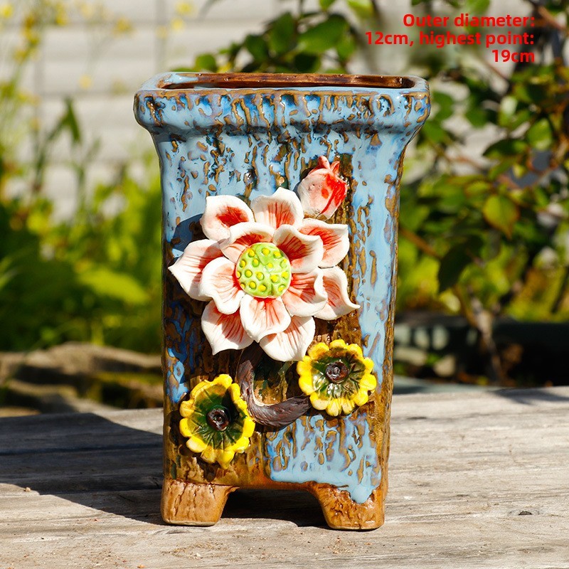 Fiore rosa+giallo