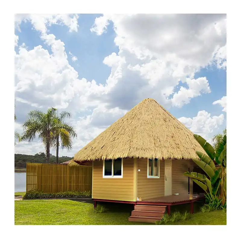 Over-water prefabbricato bungalow bali house in legno hotel resort vicino a spiaggia e isole con struttura in acciaio a scartamento leggero CE