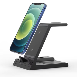 2024 <strong>Top</strong> Selling 3-in-<strong>1</strong> Desktop Wireless Charging Stand ABS Magnetic Multi-in-<strong>1</strong> <strong>Apple</strong> iPhone 15W Output Power Type-C Port - Product Image 4