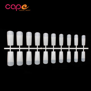 Cape เล็บปลอม500ชิ้นต่อถุง OPP,ทรงครึ่งฝาโลงศพเล็บปลอม XXL วัสดุ ABS สำหรับร้านทำเล็บ - Product Image 6
