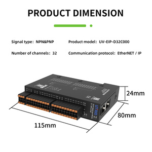 Precio al por mayor 32 entrada digital módulo IO remoto EtherNET / IP Plc controlador de programación - Product Image 2