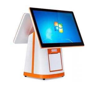 Двойной монитор pos устройство windows 10 IOT Система Ресторан pos машина ПК