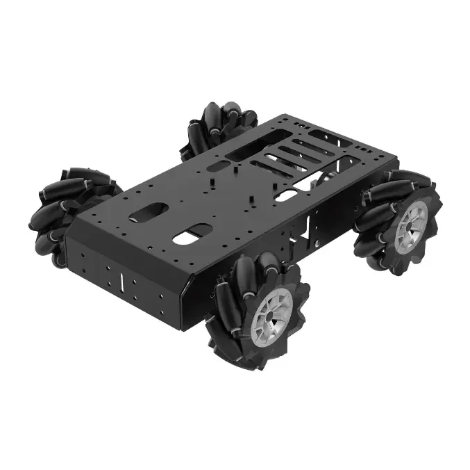 새로운 교육 로봇 장난감 지능형 자동차 합금 섀시 4WD 로봇 DIY 키트 라즈베리 파이/ROS 로봇 프로젝트