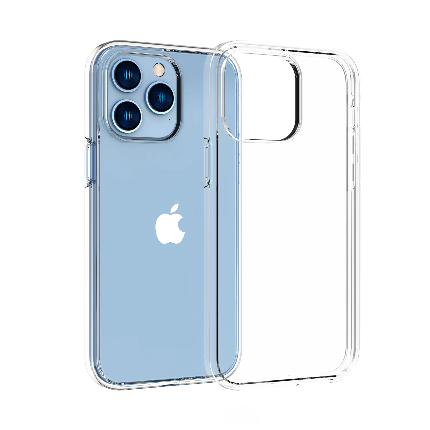 Hybride 2 In 1 Telefoon Clear Case Voor Iphone 14/14pro/14Plus/14Promax Schokbestendige Transparante Backcover 2.0Mm Voor Iphone 14 Case