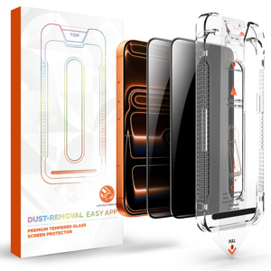 Thả Bảo Vệ 9H Độ Cứng Chống Xước Bảo Vệ Màn Hình Kính Cường Lực Cho iPhone 15 16 17 Dễ Dàng Công Cụ Cài Đặt - Product Image 1