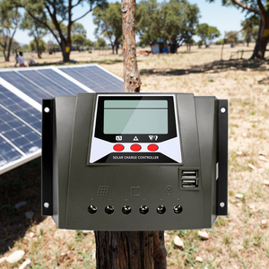 Более низкая цена 30/40/50/60/80A PWM контроллер солнечной зарядки 12V/24V/36/48V системное напряжение LCD ROHS Сертифицированный Контроллер освещения - Product Image 5
