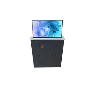 BNT Full HD Screen 6mm Ultra Narrow Screen Frame Ultra-Thin <strong>LCD</strong> Electric Lift With 15.6 Inch LED <strong>Monitor</strong> for Conference Table - Product Image 1