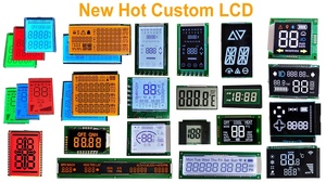 Weitwinkel Sieben-Segment-Anzeige Ic-Treiber Zahnrad-Modul Schwarz Va Thermostat Lcd mit Touchscreen-Panel - Product Image 5