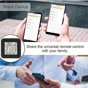 Tuya Wifi IR telecomando con sensore di temperatura e umidità sistema di casa intelligente compatibile schermo LCD digitale Max Voltage 5V - Product Image 4