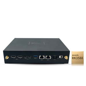 Rockhip RK3588 Mini PC Gigabit Ethernet 6TOPS NPU Android Caja de Computación Industrial para dispositivo de computación de Borde resistente