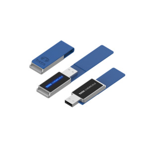 Chiavetta usb in pelle incandescente di nuovo stile 64gb logo personalizzato illumina pendrive in metallo 2.0 Cool gadgets memory stick 128gb
