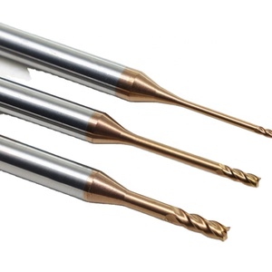HRC58 Long Neck <strong>Deep</strong> Groove Flat End Milling <strong>Cutter</strong> 2/4 Slot Carbide Micro End Milling <strong>Deep</strong> Cavity Machining Knife CNC - Product Image 1
