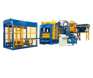 Máquina de fabricación de ladrillos totalmente automática de cemento hidráulico, línea de producción de máquina de fabricación de bloques de enclavamiento de hormigón, tipo de línea de producción - Product Image 1
