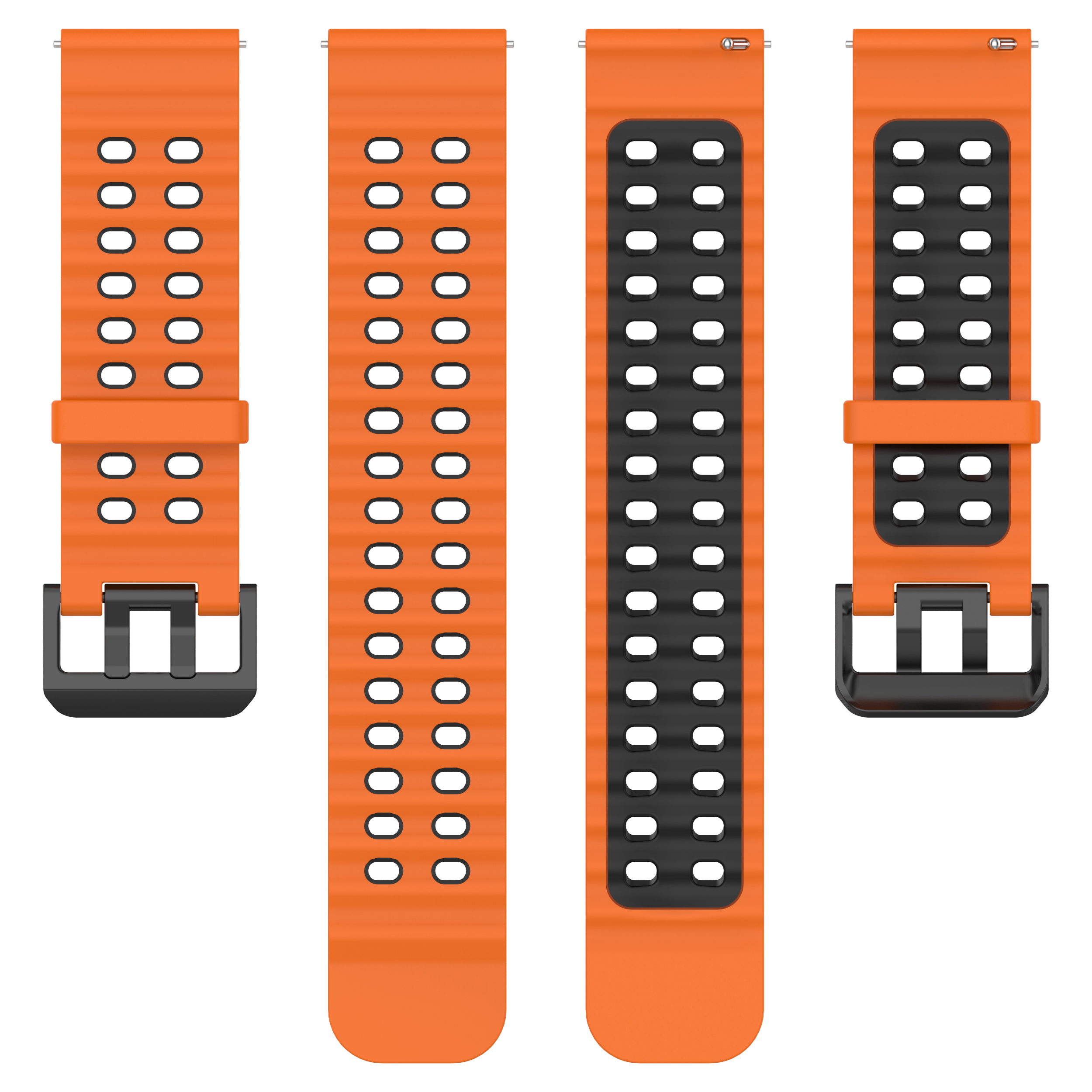 Orange/noir