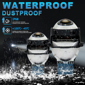 JHSホット販売G1360w6000LMバイLEDプロジェクターレンズライトシングルデュアルビームH4H7ヘッドランプ3インチLEDフォグライト車用 - Product Image 2