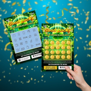 Customizable Digital Lottery Tickets with QR <strong>Code</strong> <strong>Verification</strong> Scratch Off Games Wholesale - Product Image 1