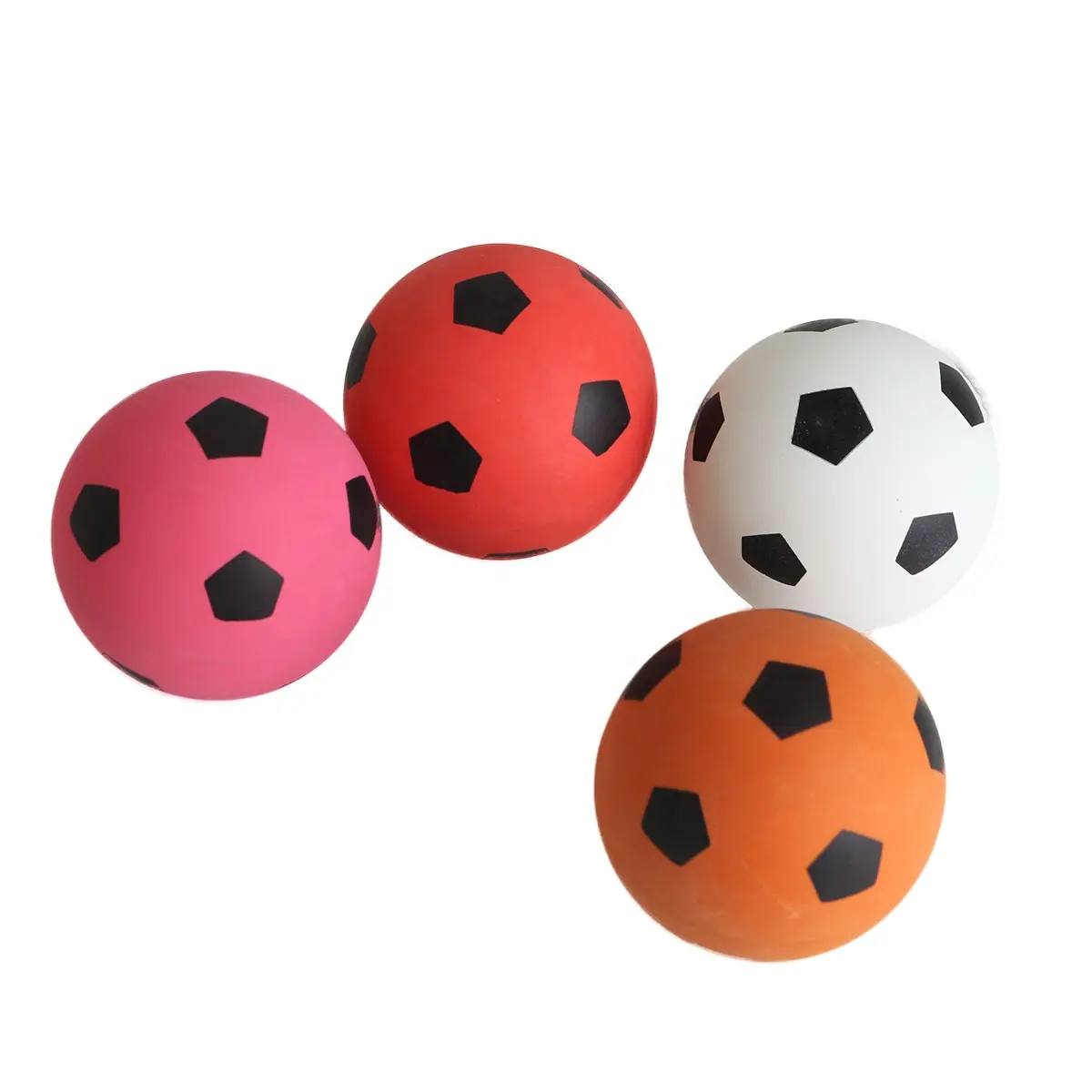 Hollow rubber Bounce Balls 60mm bounce squash ball, mini basketball, football, beach ball of Customs promotional